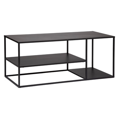 Meuble tv en métal noir L120