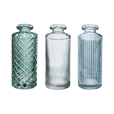 Lot de 3 vases bouteilles H14