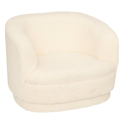 Fauteuil enfant bouclette blanc