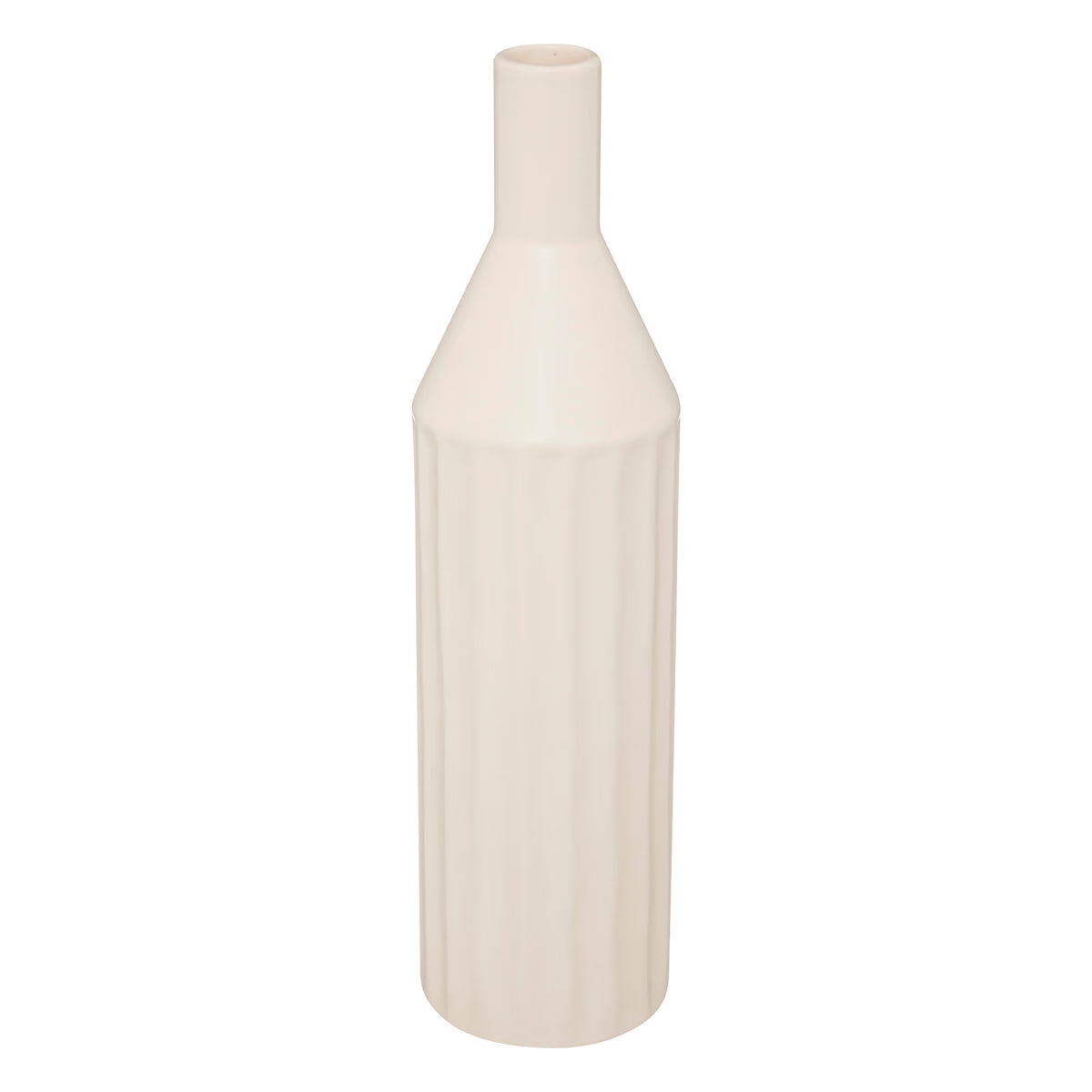 Vase en céramique blanche H30