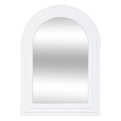 Miroir arche en bois blanc H55