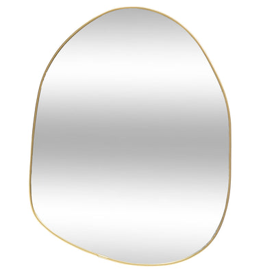 Miroir déstructuré plat doré 30x40