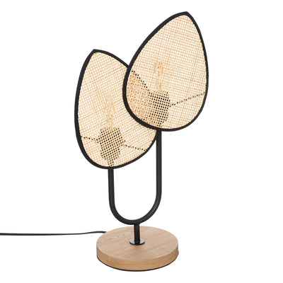 Lampe en rotin duo H44