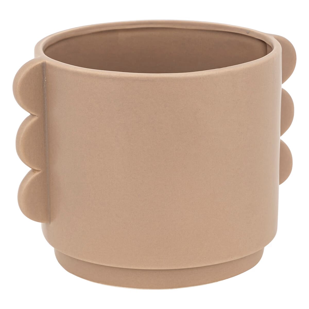 Vase en céramique moka H21