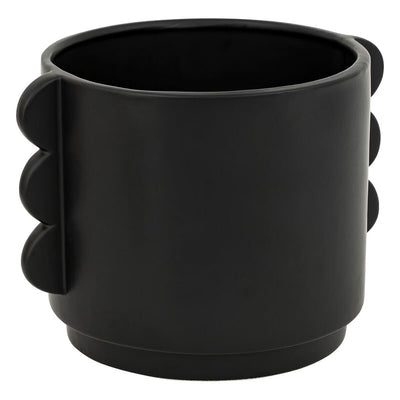 Vase en céramique noire H21