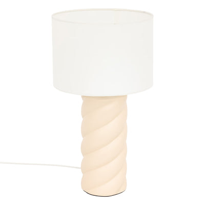 Lampe en céramique beige design H44