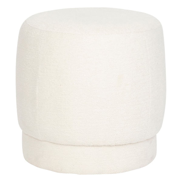 Pouf bouclette blanche