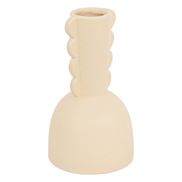 Vase en céramique écru H15