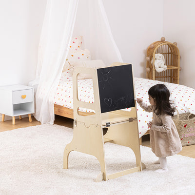 Tour d'observation 2 en 1 transformable en bureau enfant