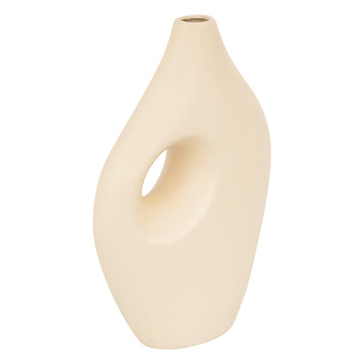 Vase en céramique blanche H30