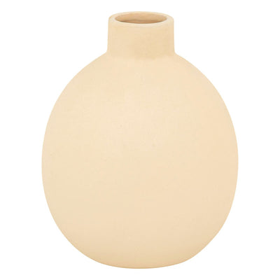 Vase en céramique beige H18