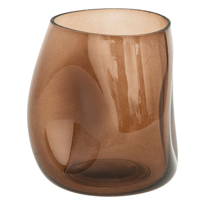 Vase destructuré ambre H16