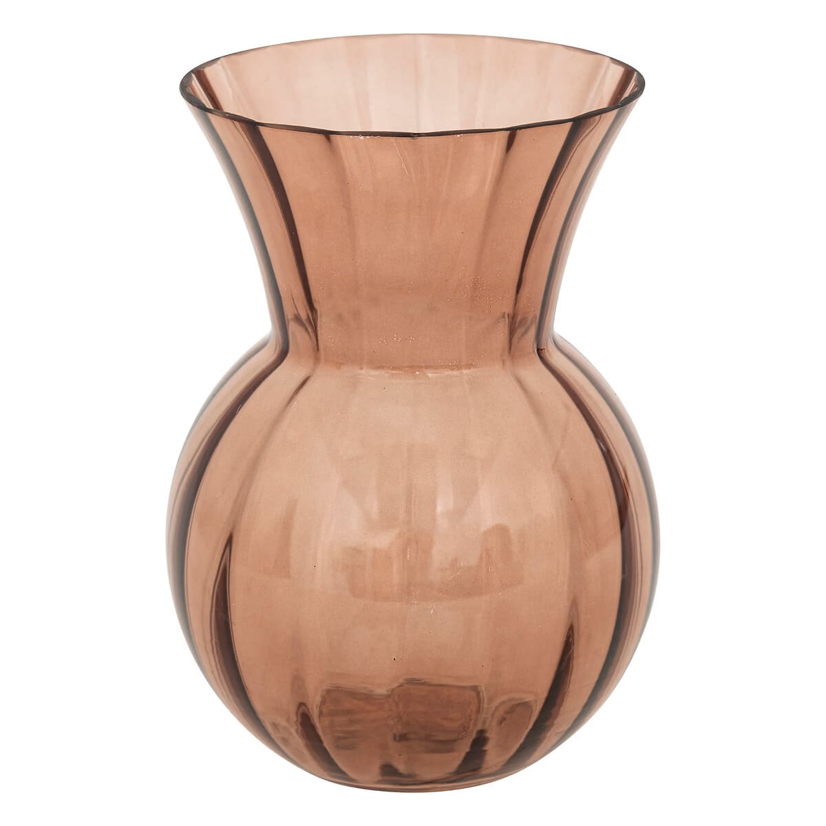 Vase destructuré ambre H22
