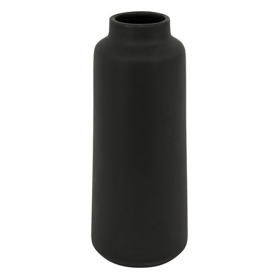Vase en céramique noire H30