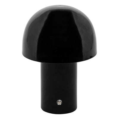Lampe à poser champignon noir H21 led