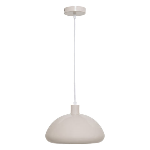 Lámpara colgante de metal de diseño beige D28