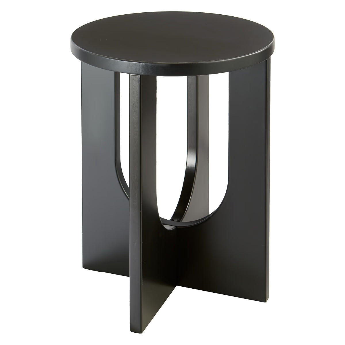 Table basse art déco noir