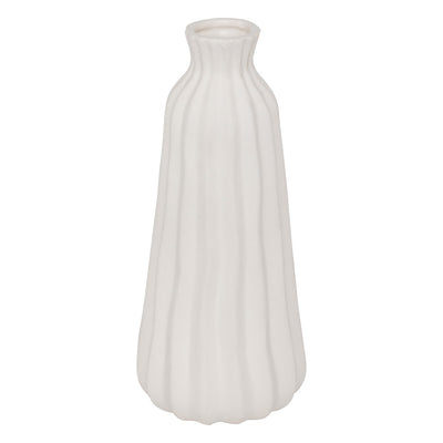 Vase en céramique blanche H30