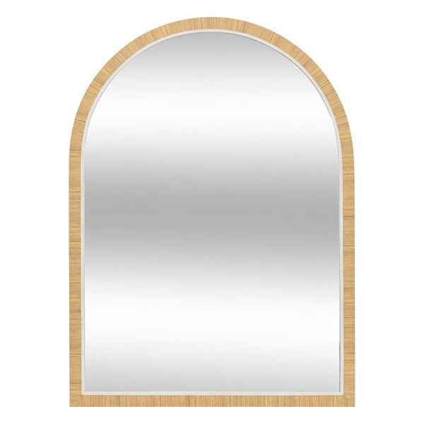 Miroir arche effet bois moyen H75