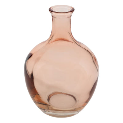 Vase en verre rose H13