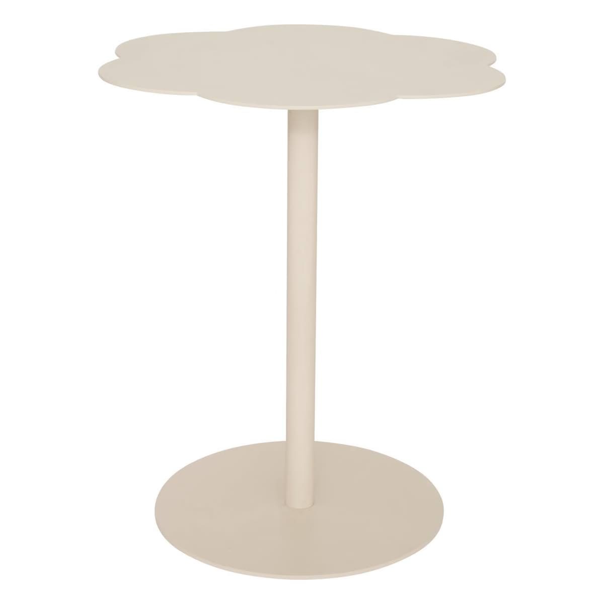 Table basse/ table d'appoint en métal beige