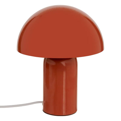 Lampe à poser champignon terracotta H25