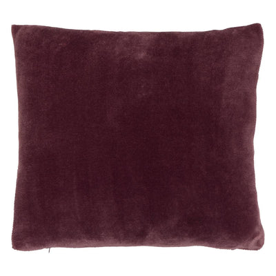 Coussin velours parme 38x38