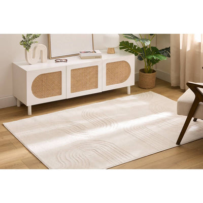 Tapis relief beige 150x200 (motif aléatoire)