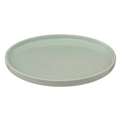 Assiette plate verte D27