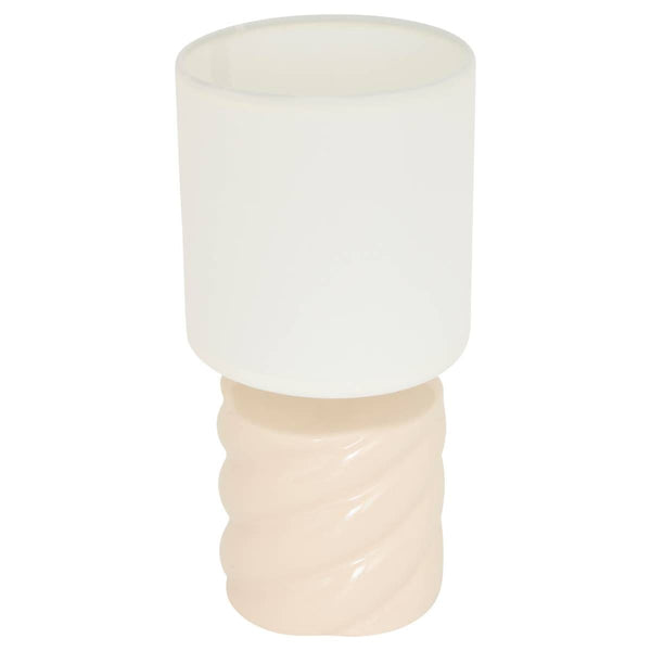 Lampe à poser en céramique beige H27