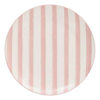 Assiette plate rose D27