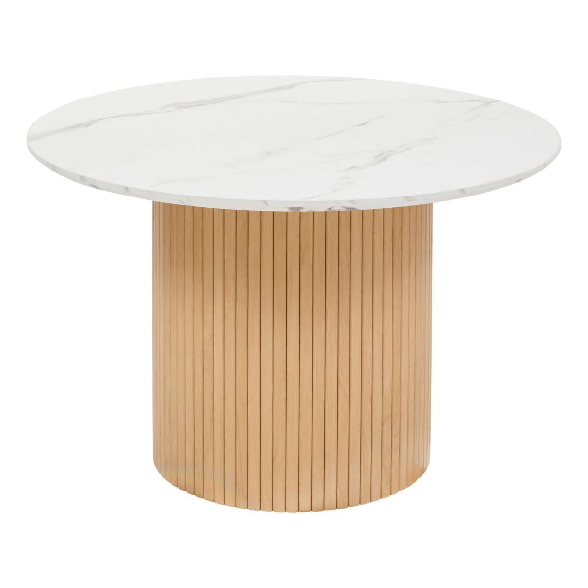 Mesa de comedor redonda de madera D110