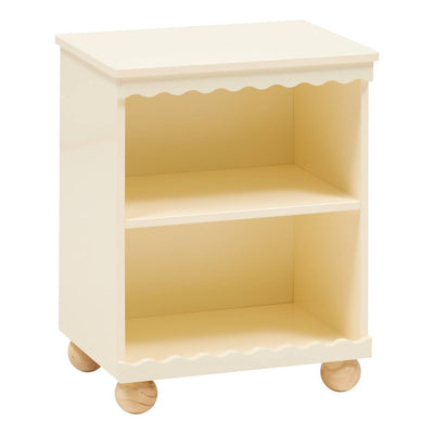 Table de chevet enfant bords festonnés beige