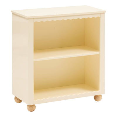 Bibliothèque enfant bords festonnés beige L60 cm