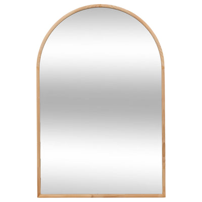 Miroir en bois arrondi 60x90