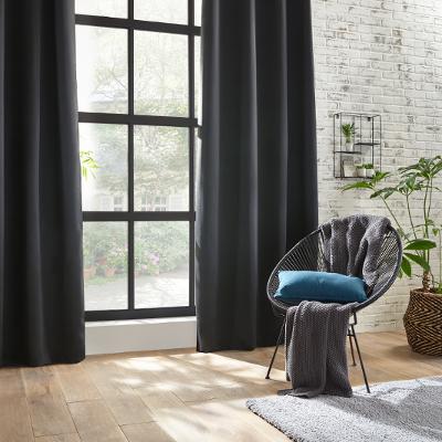 Rideau occultant noir 140x260 (vendu par 1)