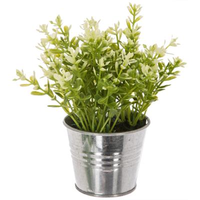 Plante Artificiel pot métal H17