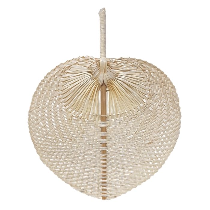 Déco en bambou murale éventail 37x30