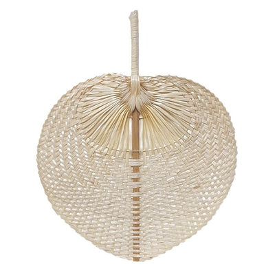 Déco en bambou murale éventail 37x30