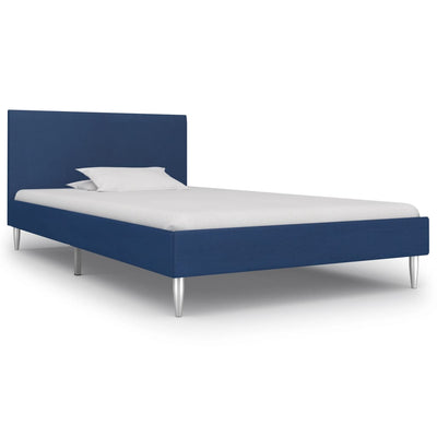 Lit en tissus bleu 90 x 190-200 (MARKETPLACE)