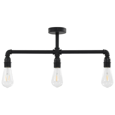 Plafonnier Noir 3 embouts (MARKETPLACE)