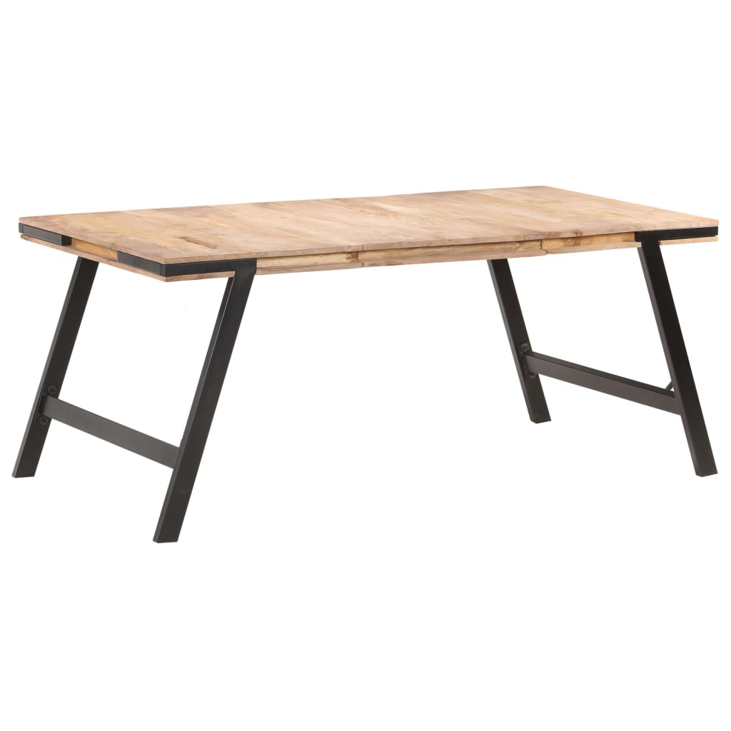 Table à manger en manguier et métal 180x90 (MARKETPLACE)