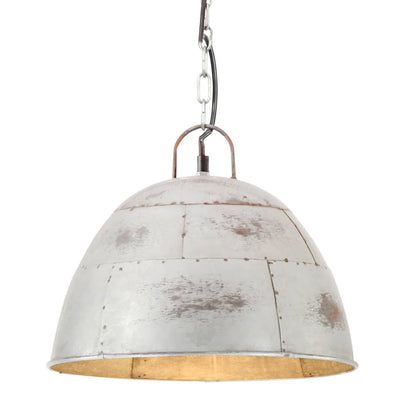 Suspension industrielle argent D31 (MARKETPLACE)