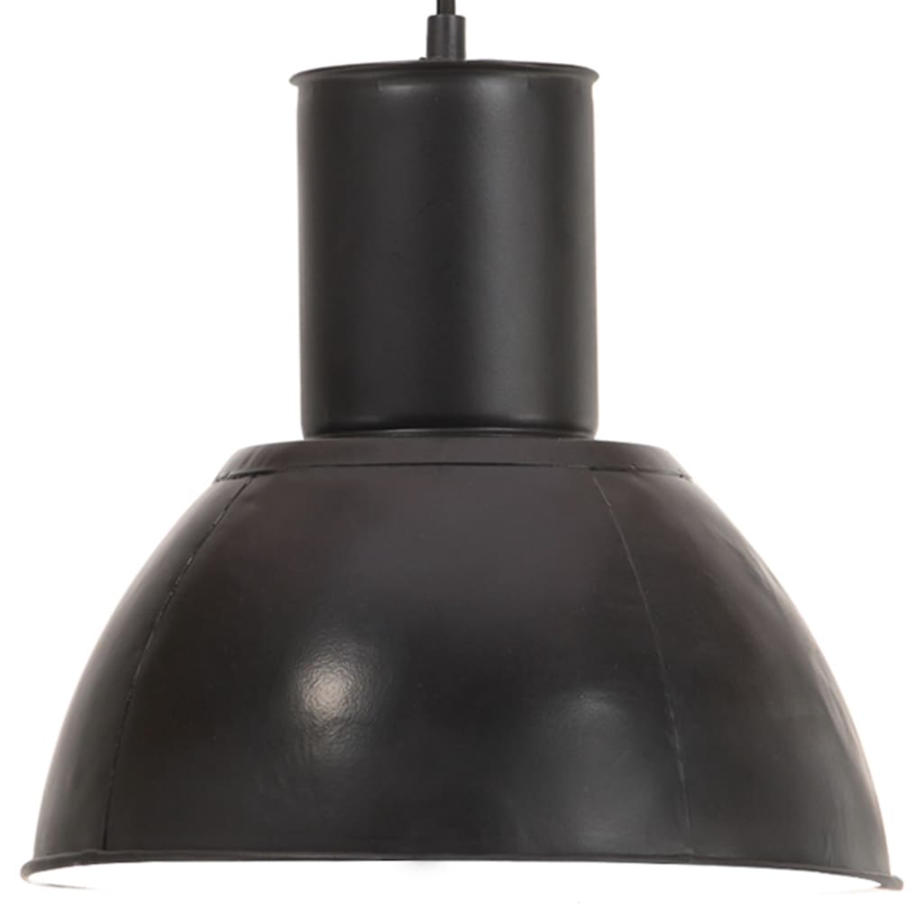 Suspension industrielle noire D30 (MARKETPLACE)