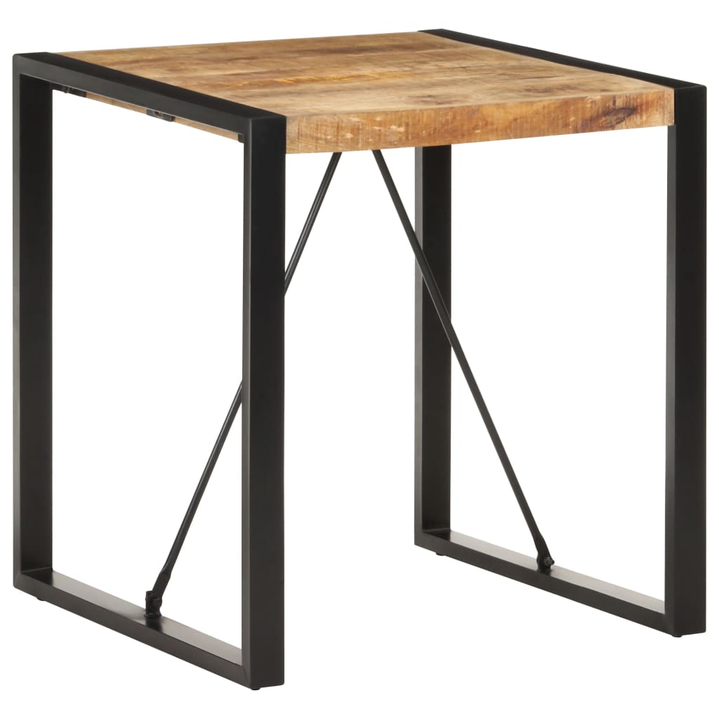 Table à manger carrée 70x70 en manguier (MARKETPLACE)