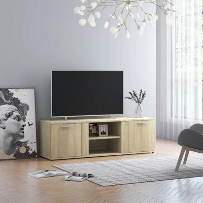 Meuble TV en bois 120x35