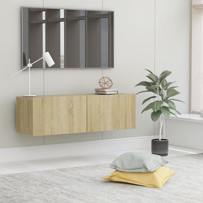 Meuble TV en bois 100x30