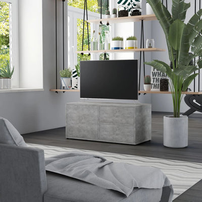 Meuble TV en bois gris 80x35 (MARKETPLACE)