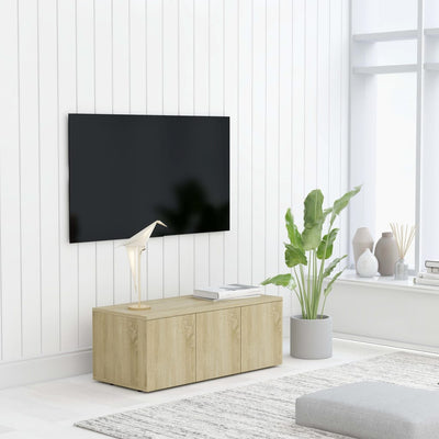 Meuble TV en bois 80x35 (MARKETPLACE)