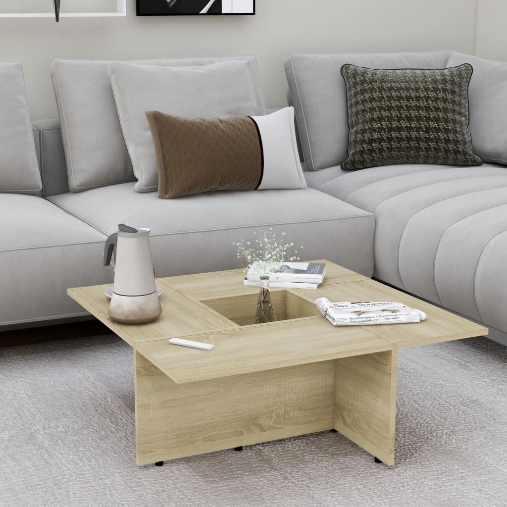 Table basse en bois 80x80 (MARKETPLACE)